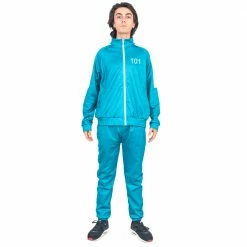 TVStoreOnline Squid Costume Green Jacket And Pants Halloween Cosplay NEW ARRIVALS