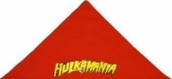 Costume Agent Hulkamania Red/Gold Bandana Accessories / Footwear