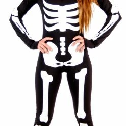 Costume Agent Sexy Lady Skeleton Body Suit Spandex Costume COSTUMES