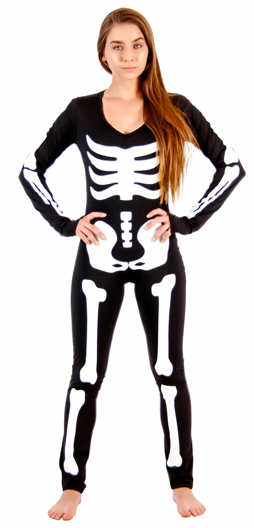 Costume Agent Sexy Lady Skeleton Body Suit Spandex Costume COSTUMES 4 Costume Agent Sexy Lady Skeleton Body Suit Spandex Costume COSTUMES