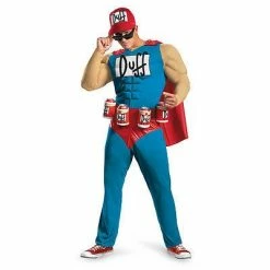 Costume Agent Duff Man Deluxe Halloween Costume Set