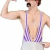 Costume Agent Gym Work Wrestler Uniform Costume Singlet Comedy / Romance
