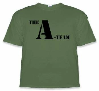 Art Box The A-Team Logo Adult T-shirt Shirts / Tops 3 Art Box The A-Team Logo Adult T-shirt Shirts / Tops