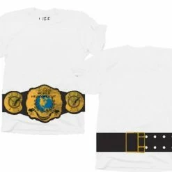 Life Clothing Shirts / Tops World Heavyweight Champion Belt On Waist T-shirt
