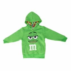 M&M's Zip Up Youth Big Face Hoodie Sweatshirt Sweaters & Sweatshirts