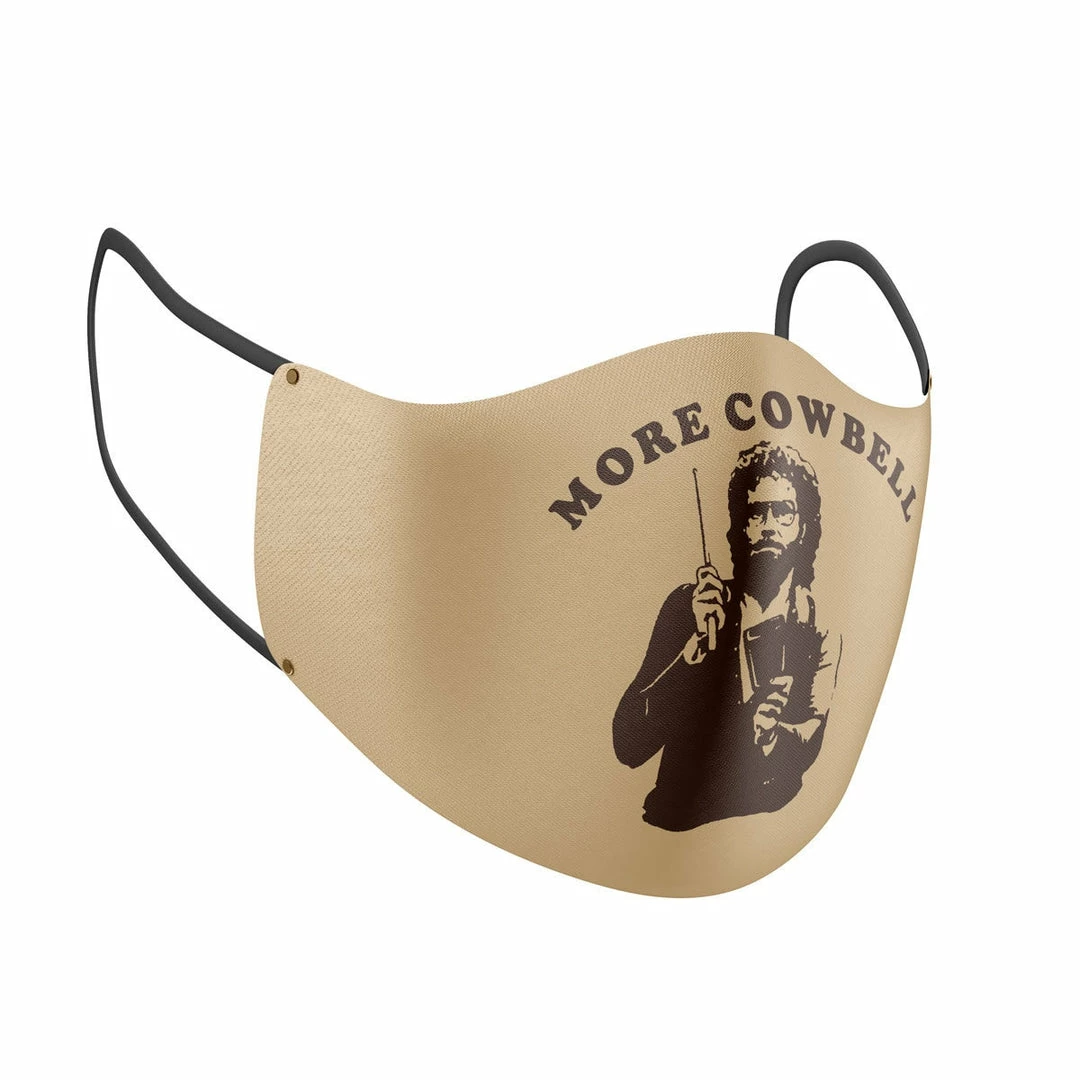 Costume Agent SNL More Cowbell Deluxe Face Mask 3 Costume Agent SNL More Cowbell Deluxe Face Mask