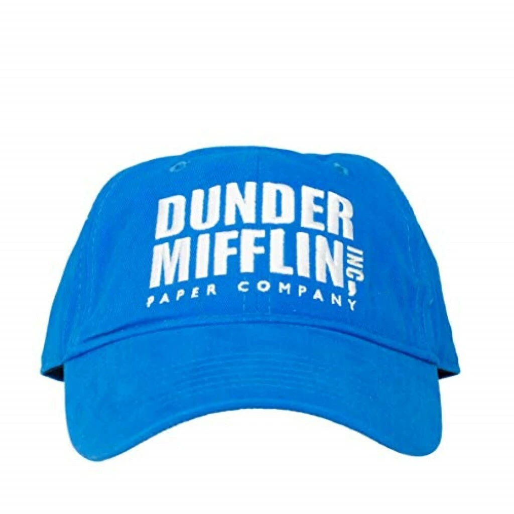 Costume Agent The Office Dunder Mifflin Paper Company Adjustable Hat Blue Hats 3 Costume Agent The Office Dunder Mifflin Paper Company Adjustable Hat Blue Hats