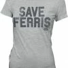 Ripple Junction Save Ferris Distressed Juniors T-shirt 2 Ripple Junction Save Ferris Distressed Juniors T-shirt