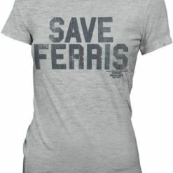 Ripple Junction Save Ferris Distressed Juniors T-shirt