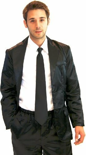 Costume Agent Pajamas / Underwear 4 Piece Silk Mens Pajama Suit 3 Costume Agent Pajamas / Underwear 4 Piece Silk Mens Pajama Suit