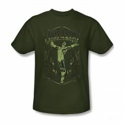 Changes Green Lantern Fearless Military Green T-shirt