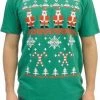 American Classics Snowflake And Candy Cane 8-Bit Design T-shirt