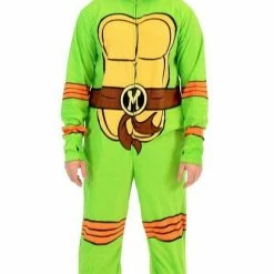 Underboss TMNT Michelangelo Green Union Suit
