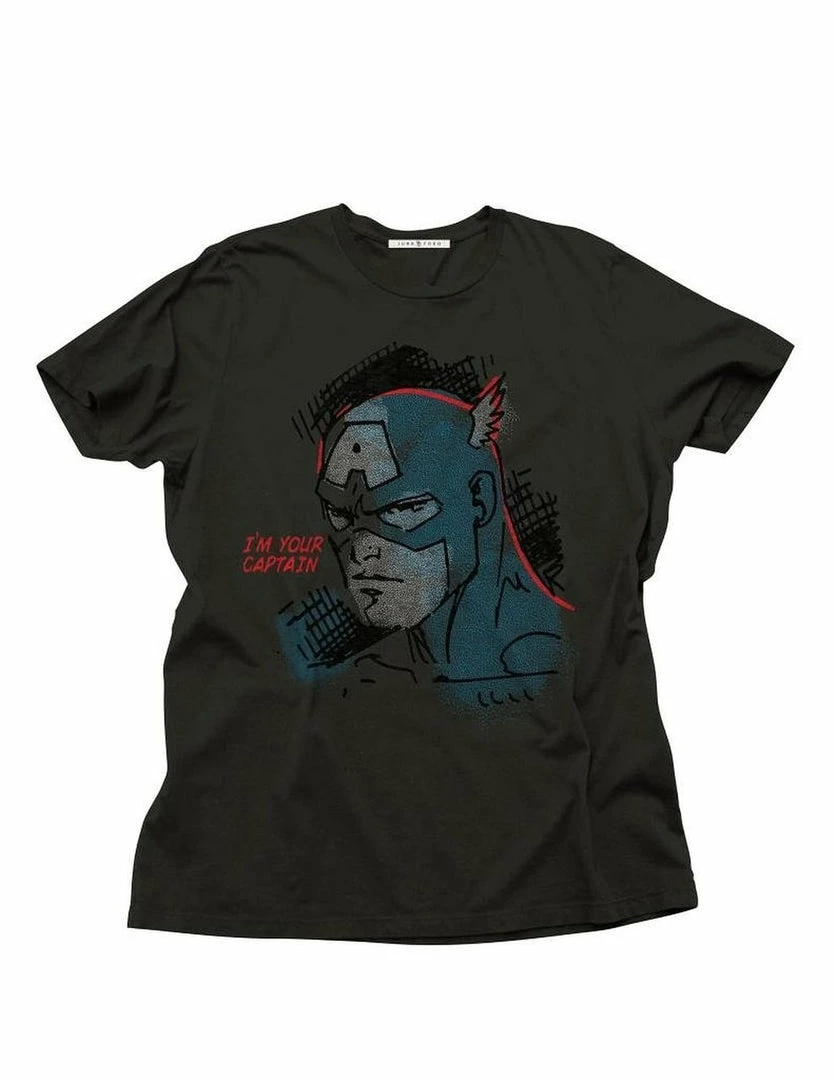 Junk Food Captain America I'm Your Captain T-Shirt Shirts / Tops 3 Junk Food Captain America I'm Your Captain T-Shirt Shirts / Tops