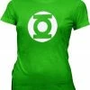 Changes/Trevco Shirts / Tops Green Lantern Logo Kelly Green Juniors T-shirt