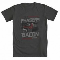 Mighty Fine Star Trek Set Phasers To Bacon T-Shirt Shirts / Tops