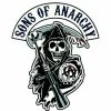 Calhoun Action / Drama Sons Of Anarchy Reaper Logo Patch 1 Calhoun Action / Drama Sons Of Anarchy Reaper Logo Patch