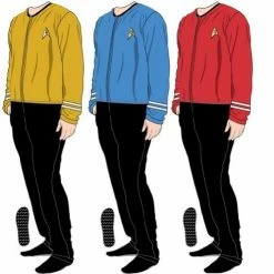 Vendor-unknown Pajamas / Underwear Star Trek Uniform Union Suit Pajama