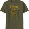 Mad Engine The Thing Rock Monster Military T-Shirt Shirts / Tops