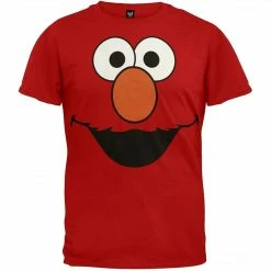 Mighty Fine Sesame Street Elmo Face Toddlers T-shirt Shirts / Tops