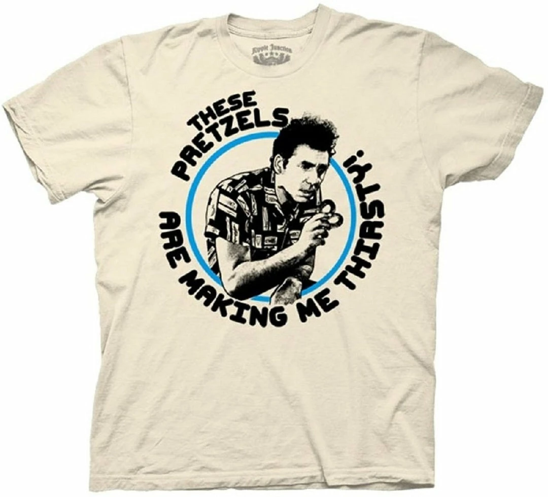 Ripple Junction Shirts / Tops Kramer These Pretzels Are Making Me Thirsty T-shirt 3 Ripple Junction Shirts / Tops Kramer These Pretzels Are Making Me Thirsty T-shirt