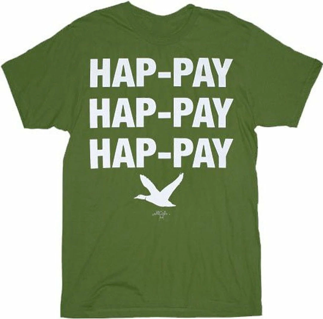 Club Red Shirts / Tops Phil Robertson Hap-pay Hap-pay Hap-pay Duck T-Shirt 4 Club Red Shirts / Tops Phil Robertson Hap-pay Hap-pay Hap-pay Duck T-Shirt