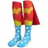 Bioworld Womens Knee High Wonder Woman Cape Sock Socks