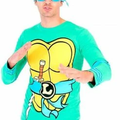 TVStoreOnline TMNT Long Sleeves Costume T-shirt & Eye Mask