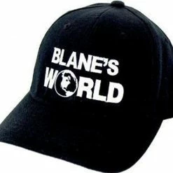 Ripple Junction Blake Blane's World Fitted Black Baseball Cap Hat Hats