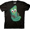 Vendor-unknown Gumby Headphones Black Mens T-shirt Shirts / Tops 2 Vendor-unknown Gumby Headphones Black Mens T-shirt Shirts / Tops