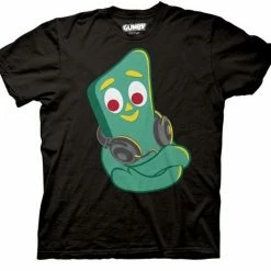Vendor-unknown Gumby Headphones Black Mens T-shirt Shirts / Tops