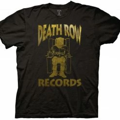Ripple Junction Death Row Records Foil Logo T-shirt Men's Shirts