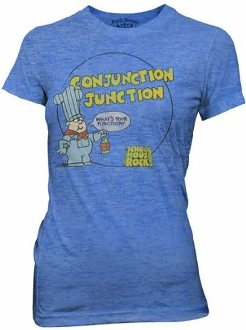 Ripple Junction Schoolhouse Rock Conjunction Junction T-shirt Women's Shirts 3 Ripple Junction Schoolhouse Rock Conjunction Junction T-shirt Women's Shirts