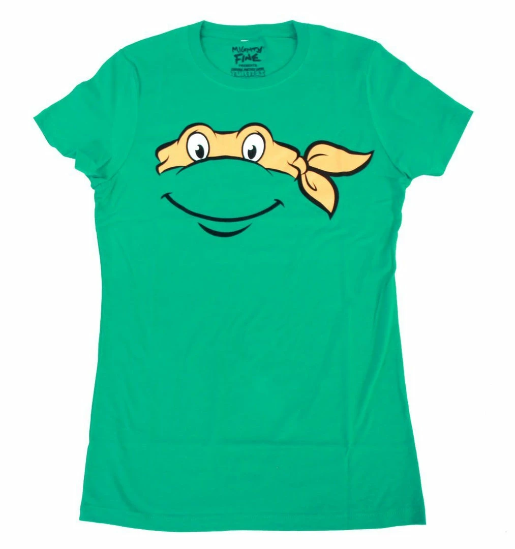 Mighty Fine TMNT Teenage Mutant Ninja Turtles Big Face T-shirt 4 Mighty Fine TMNT Teenage Mutant Ninja Turtles Big Face T-shirt