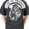 Piston Clothing Sons Of Anarchy Reaper Patch Workshirt