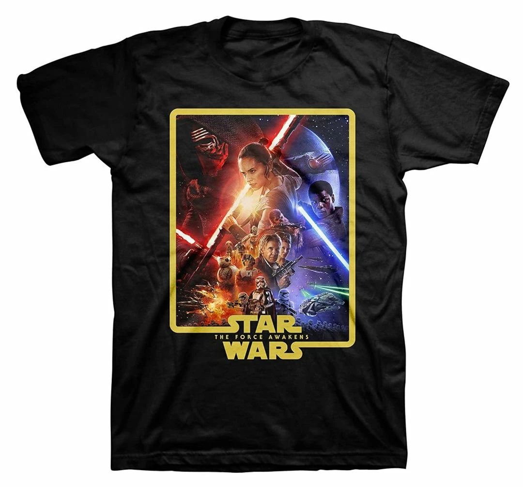 Fifth Sun Shirts / Tops Star Wars The Force Awakens Poster T-shirt 4 Fifth Sun Shirts / Tops Star Wars The Force Awakens Poster T-shirt