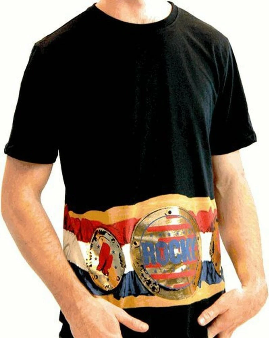 Life Clothing Rocky Balboa Championship Belt On Waist T-shirt 3 Life Clothing Rocky Balboa Championship Belt On Waist T-shirt