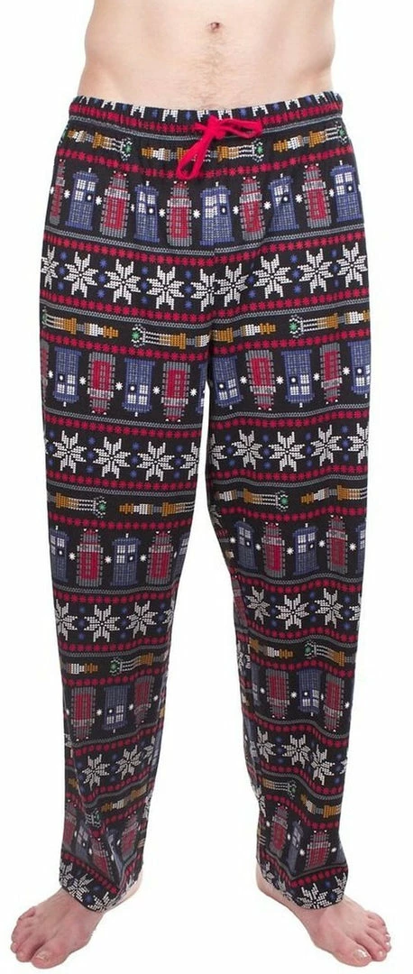 Underboss Fair Isle Tardis Dalek Sonic Screwdriver Snowflakes Lounge Pants 3 Underboss Fair Isle Tardis Dalek Sonic Screwdriver Snowflakes Lounge Pants