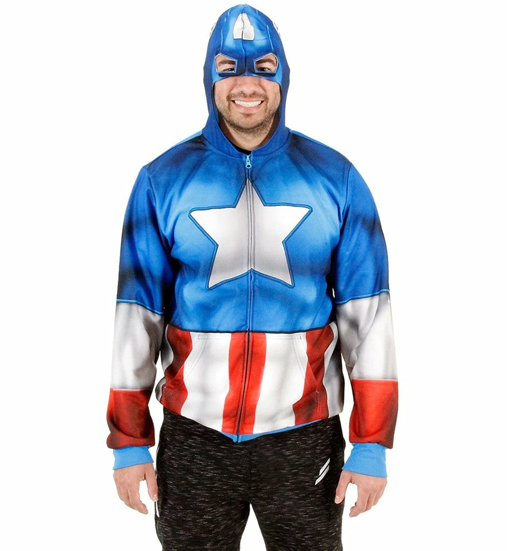 Mad Engine Captain America Fleece Zip Hoodie And Backpack Hoodies 5 Mad Engine Captain America Fleece Zip Hoodie And Backpack Hoodies