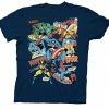 Jem Shirts / Tops UV Collage Navy Youth T-shirt