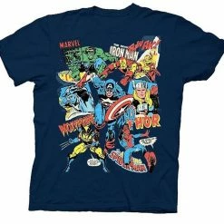 Jem Shirts / Tops UV Collage Navy Youth T-shirt