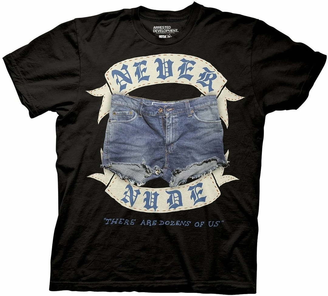 Ripple Junction Arrested Development Never Nude Adult T-shirt 3 Ripple Junction Arrested Development Never Nude Adult T-shirt
