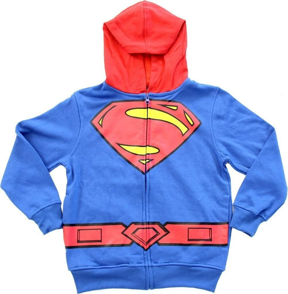 Isaac Morris Superman Logo Boys Zip Up Costume Hoodie Sweatshirt Sweaters & Sweatshirts 3 Isaac Morris Superman Logo Boys Zip Up Costume Hoodie Sweatshirt Sweaters & Sweatshirts