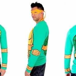 TVStoreOnline TMNT Long Sleeves Costume T-shirt & Eye Mask