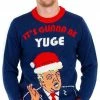 Costume Agent Trump It's Gunna Be Yuge Ugly Christmas Sweater Sweaters & Sweatshirts 1 Costume Agent Trump It's Gunna Be Yuge Ugly Christmas Sweater Sweaters & Sweatshirts