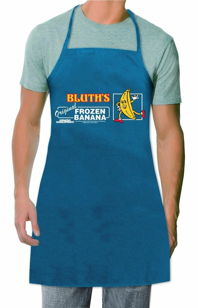 ICUP Bluth's Frozen Banana Stand Logo Blue Apron Comedy 3 ICUP Bluth's Frozen Banana Stand Logo Blue Apron Comedy