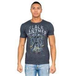 C-Life Group Shirts / Tops Marvel Comics Black Panther Comic Charcoal T-shirt