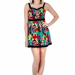 Mighty Fine Dresses / Leggings Marvel Super Heroes All Over Sweetheart Dress 10 Mighty Fine Dresses / Leggings Marvel Super Heroes All Over Sweetheart Dress