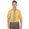 Costume Agent Adult Halloween Costume Office Schrute Short Sleeve T-Shirt And Tie TV SHOWS 2 Costume Agent Adult Halloween Costume Office Schrute Short Sleeve T-Shirt And Tie TV SHOWS