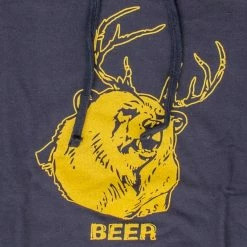 Ripple Junction Beer Bear+Deer Mac Hoodie Sweatshirt